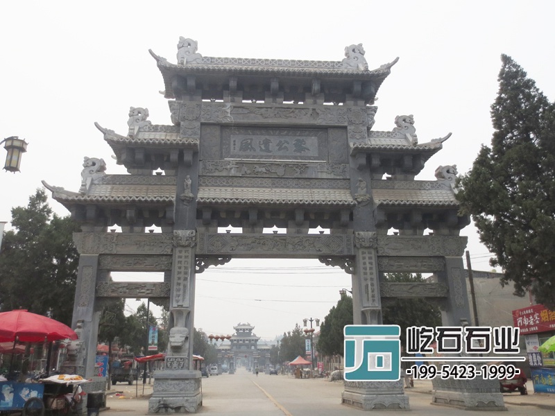 仿古做舊石門樓