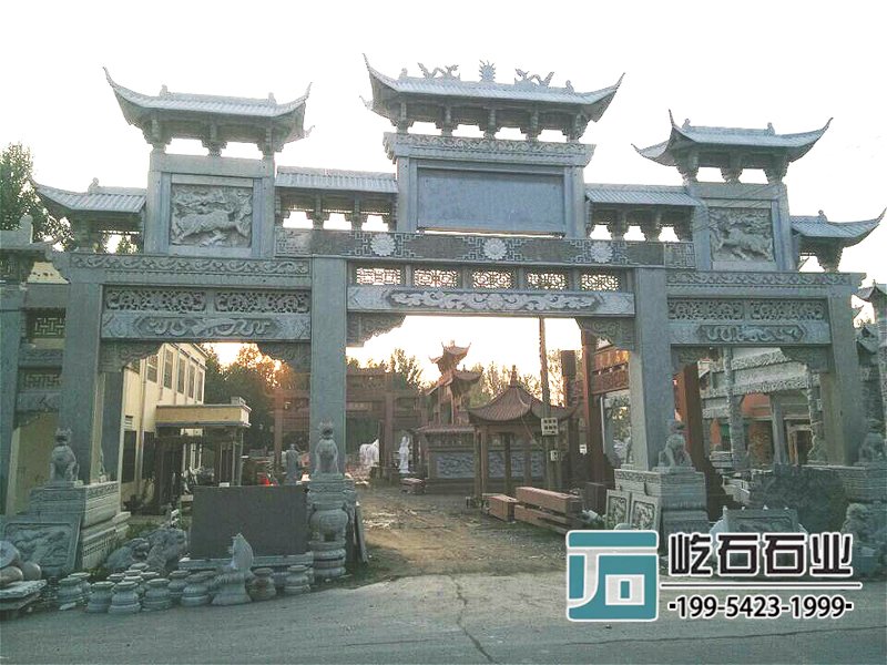 石雕牌樓
